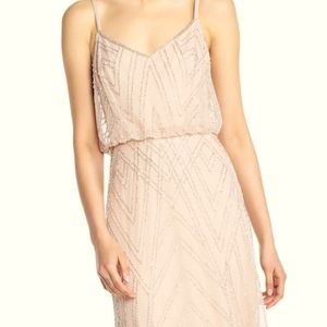 Adrienne Papell Embellished Blouson Gown